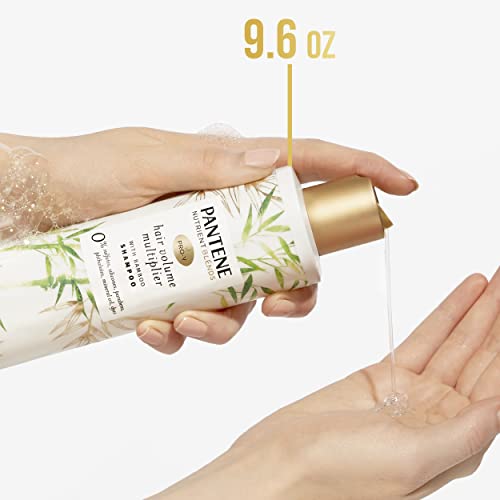 Pantene Pro-V Pantene Nutrient Blends Hair Volume Multiplier Shampoo with Bamboo, 9.6 Oz - Bellso