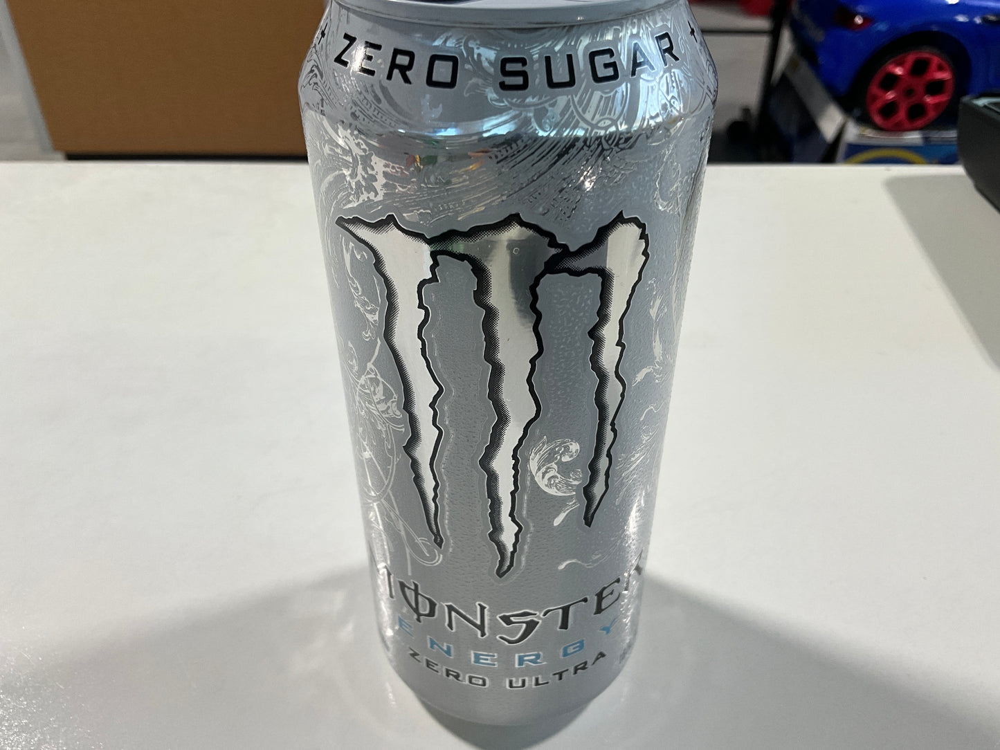 Monster White Energy Drink Zero Ultra 16oz Can