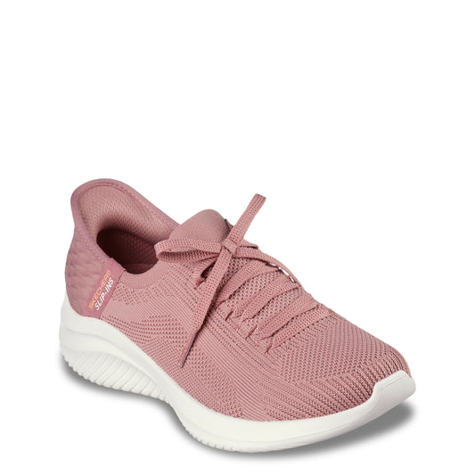 SKECHERS Ultra Flex 3.0 - Brilliant Hands Free Slip-Ins Women's Shoes Mauve : 5 B - Medium, Manmade - Bellso