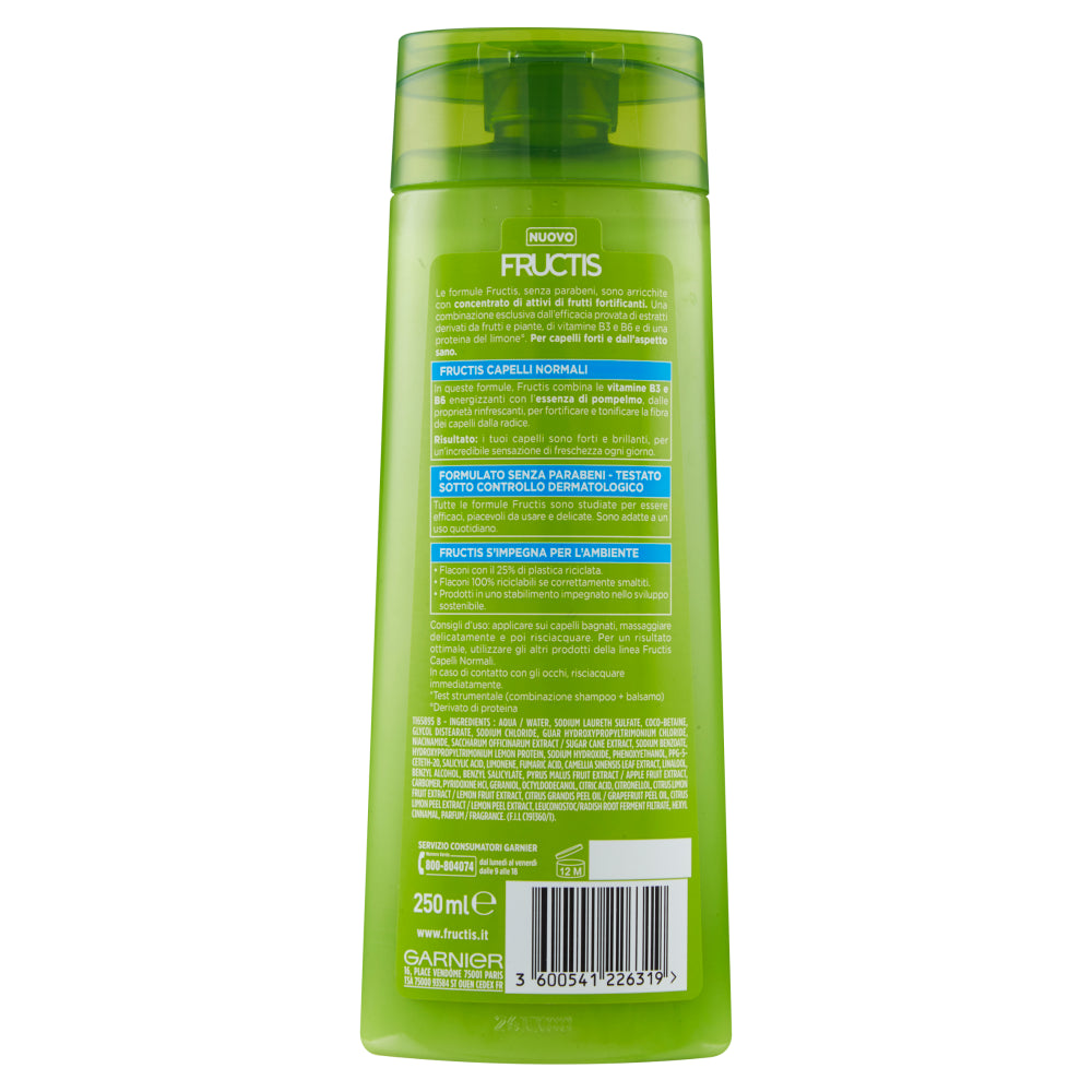 Fructis Capelli Normali Shampoo 250 Ml - Bellso