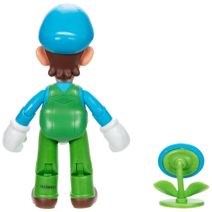 Super Mario Ice Luigi with Ice Flower 4-in Action Figure