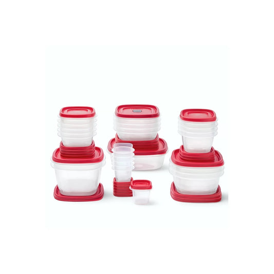 Rubbermaid 50-Piece EasyFindLids Vented Food Storage Set - Bellso