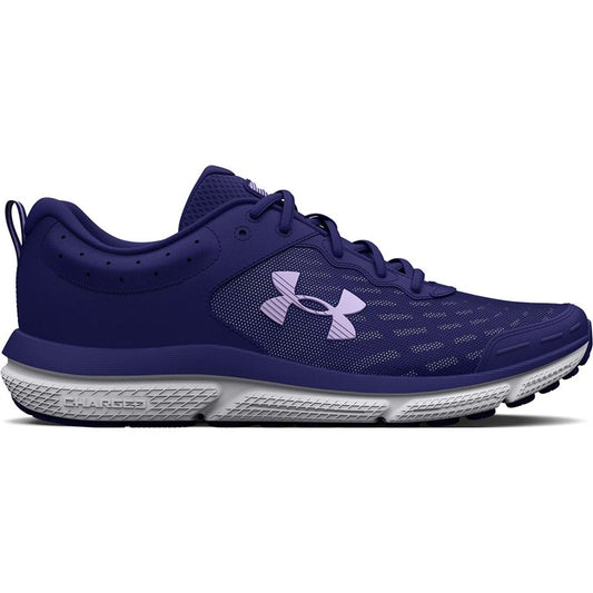 Under Armour 30261795017.5 Womens Charged Assert 10 Running Shoes, Sonar Blue & Nebula Purple - Size 7.5