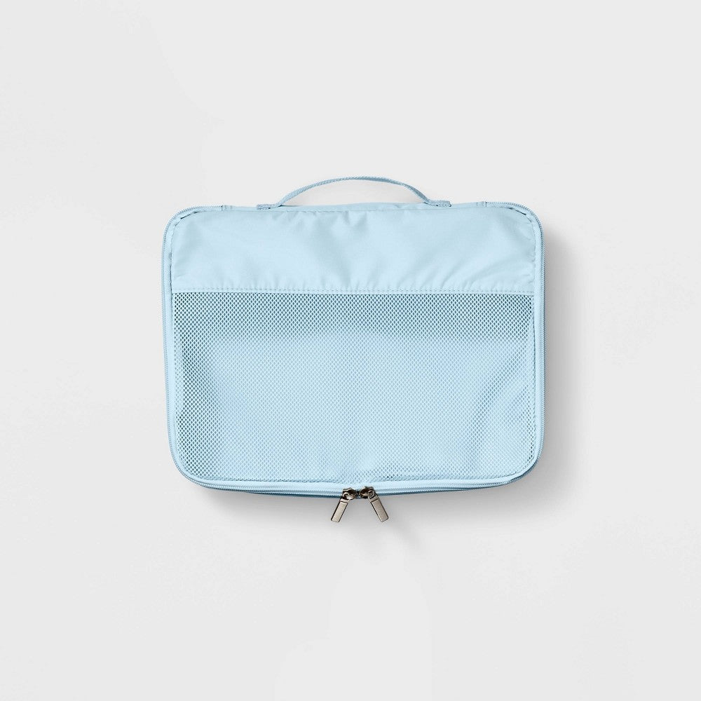 Medium Packing Cube & Clear Pouch Set Muddy Aqua - Open Story™ - Bellso