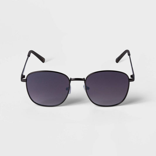 Men's Metal Round Sunglasses - Goodfellow & Co Hematite - Bellso