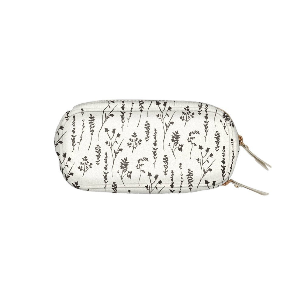 Blue Sky Pencil Pouch  7.75  X 3.5  X 2   Non-Dated  Zipper Closure  Stationery Organizer for Pens  Pencils  and Supplies (Flowers  7.75  X 3.5 )