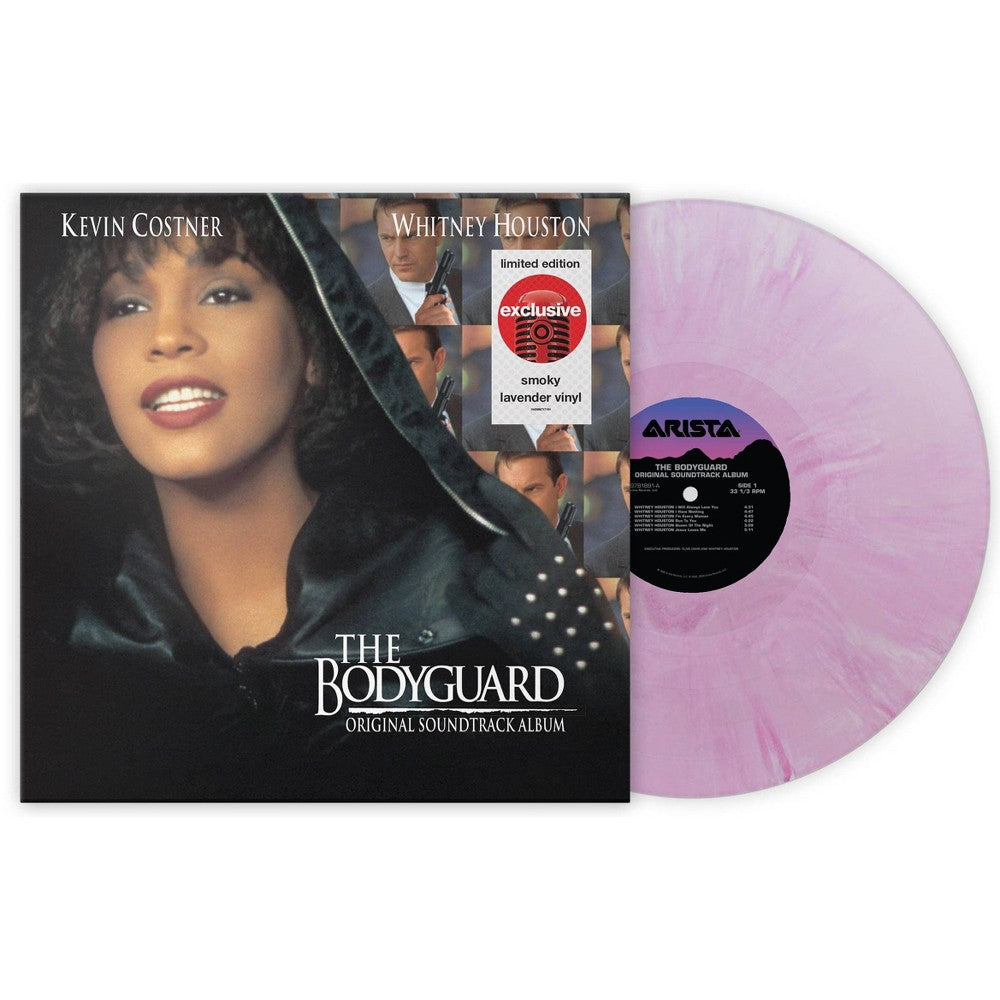 Whitney Houston - the Bodyguard Soundtrack Exclusive Limited Smoky Lavender Color Vinyl LP Record - Bellso