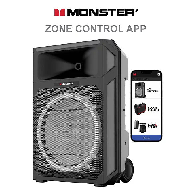 Monster X6 All-in-One PA Bluetooth 600w Speaker System - Bellso