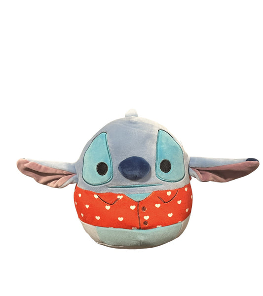 Official Kellytoys Squishmallow 8  Stitch with Heart Shirt 2023 Valentines Edition - Bellso