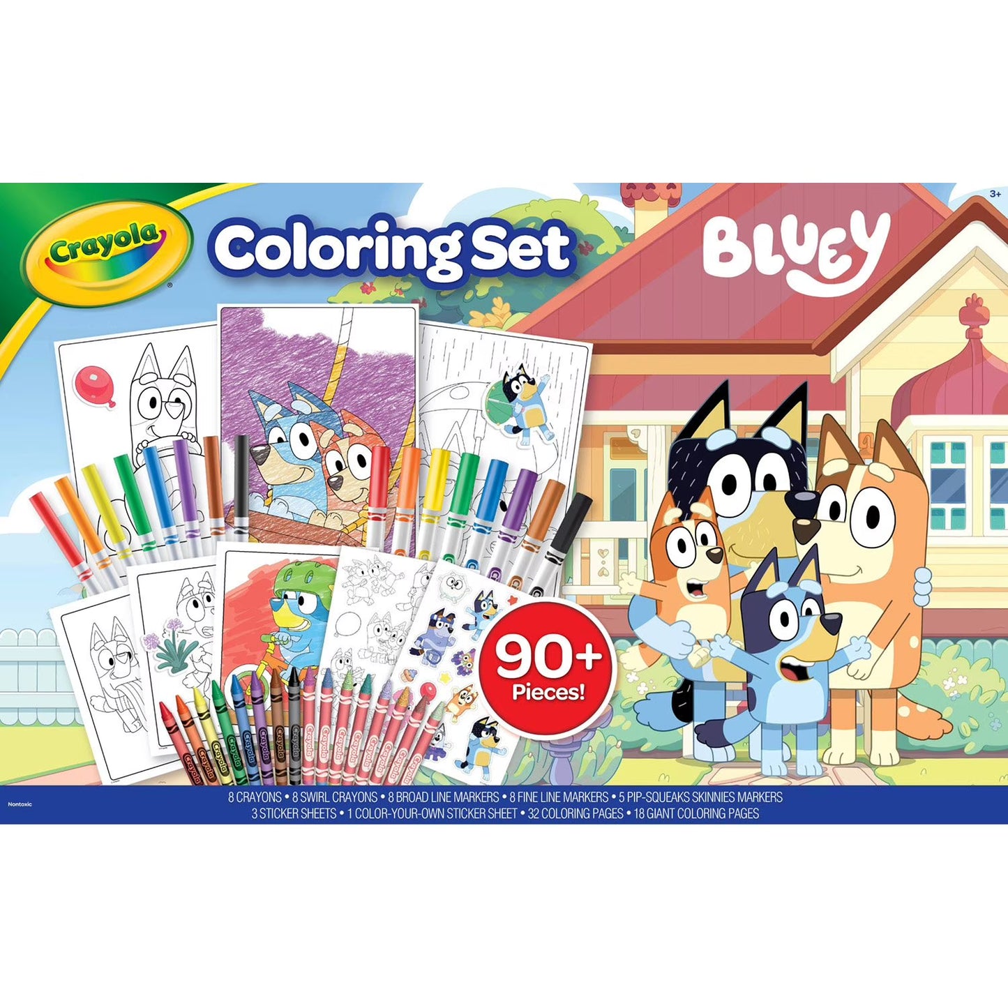 BLUEY COLORING KIT