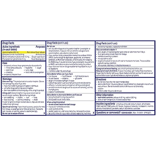 Alka-Seltzer Plus PowerFast Fizz Severe Cold & Flu Treatment - Citrus - 24ct - Bellso