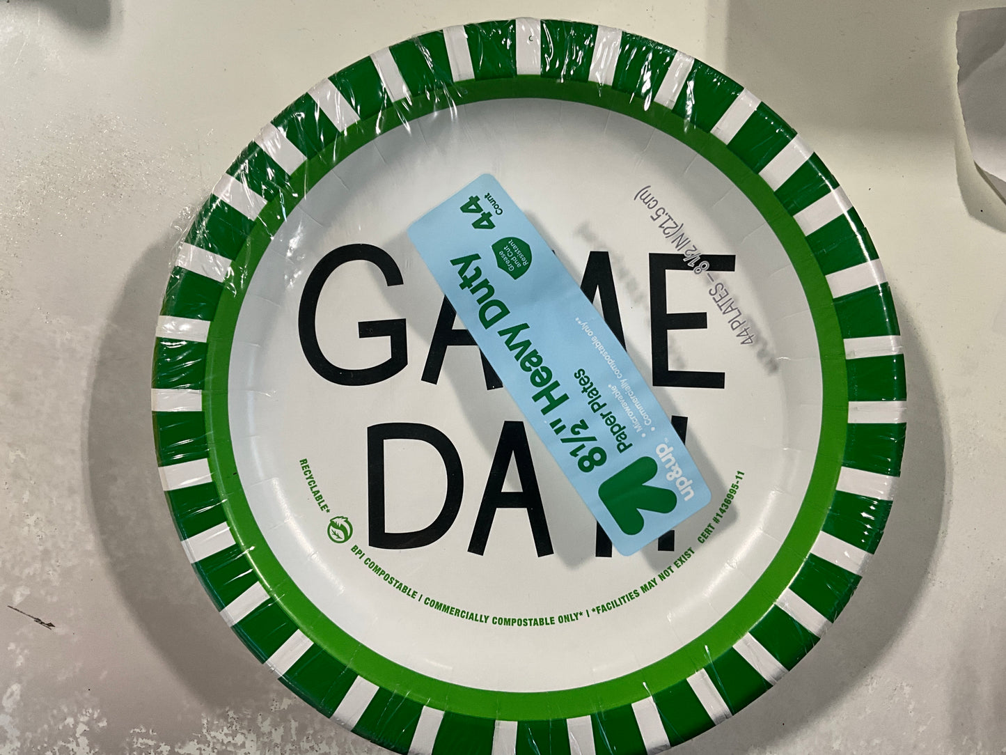 8.5 “ Heavy Duty Paper Plates 44ct