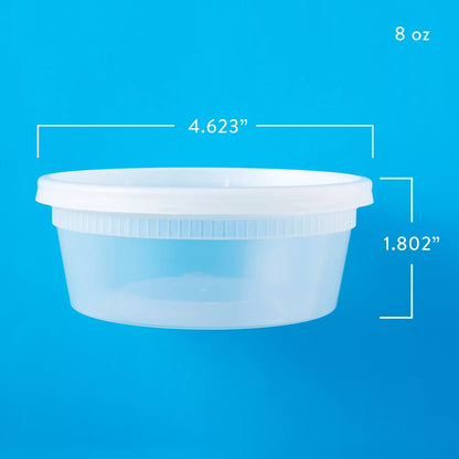 Member's Mark Deli Container with Tight-Sealing Lid (8 Oz., 240 Ct.)