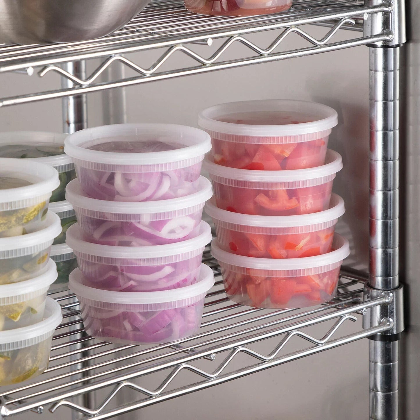 Member's Mark Deli Container with Tight-Sealing Lid (8 Oz., 240 Ct.)