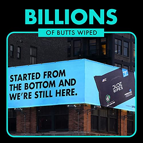 DUDE Wipes Mint Dispenser Pack Club Box  Mint Chill (8 Pack  50 Count) - Bellso