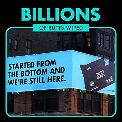DUDE Wipes Mint Dispenser Pack Club Box  Mint Chill (8 Pack  50 Count) - Bellso