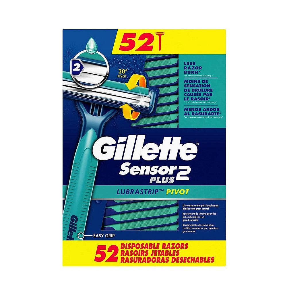 Gillette Disposable Razors, Sensor 2 Plus - Bellso