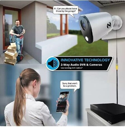 Night Owl 12 Channel (8 Wired 4 Wi-Fi) 2K DVR Security System (CL-FT4D2-88L) - Bellso