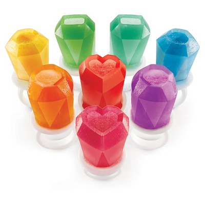 KOJI Ring Pops Silicone Molds  8 Ice Pop Molds BPA & PHTHALATE Free - Bellso