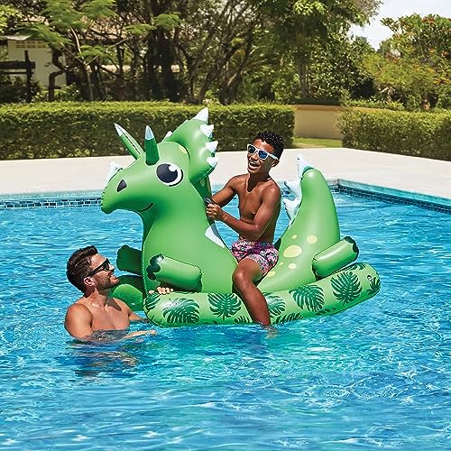 Member's Mark™ Inflatable Ride-on Pool Float with Handles - Dinosaur - Bellso