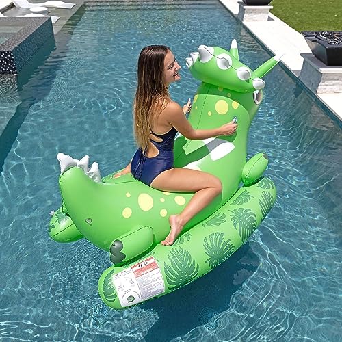 Member's Mark™ Inflatable Ride-on Pool Float with Handles - Dinosaur - Bellso