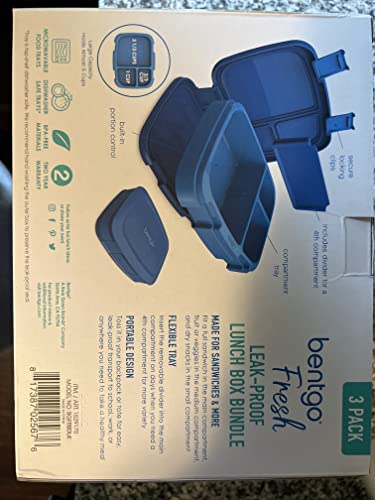 Bentgo Fresh Lunch Box (3-Pack)