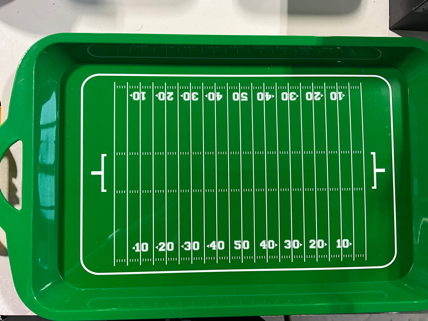 Touchdown Serving Green Tray