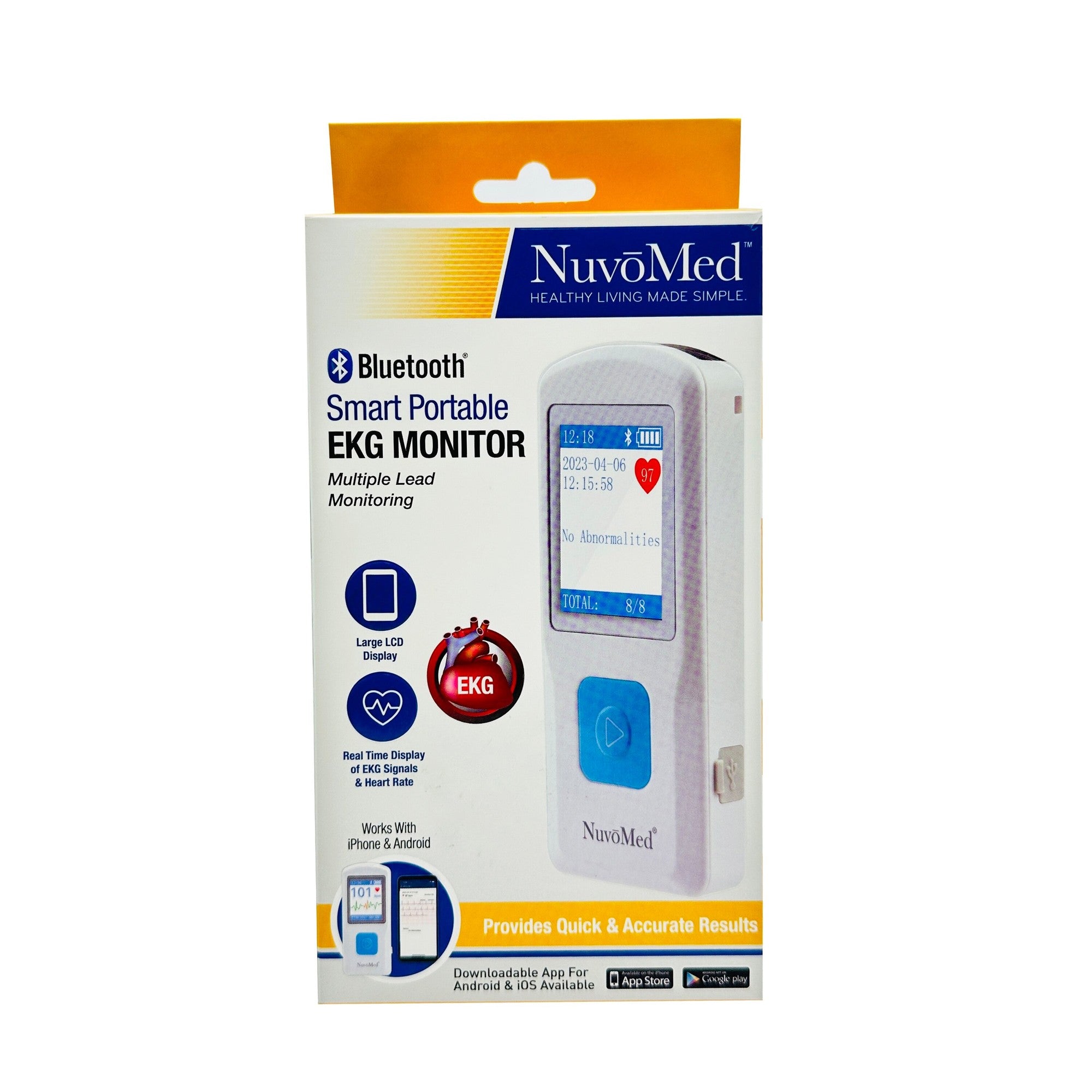 Portable Smart Bluetooth EKG Monitor - Bellso