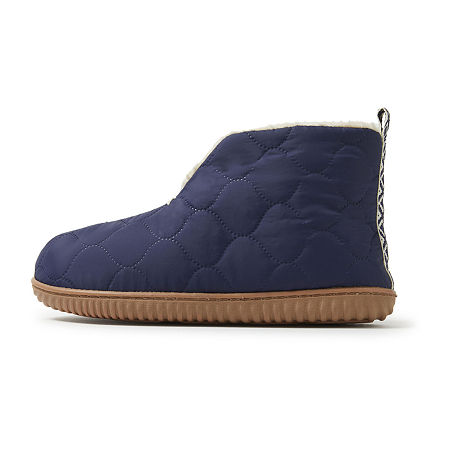 Dearfoams Women's Indoor/Outdoor Warm up Bootie Slipper  Peacoat  Small Size [5-6] - Bellso