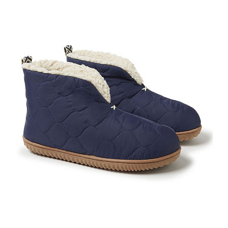 Dearfoams Women's Indoor/Outdoor Warm up Bootie Slipper  Peacoat  Small Size [5-6] - Bellso