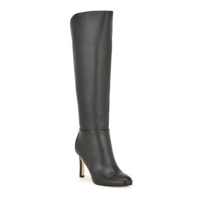 Nine West Womens Sancha Leather Wide Calf Knee-High Boots Size 8M - Bellso