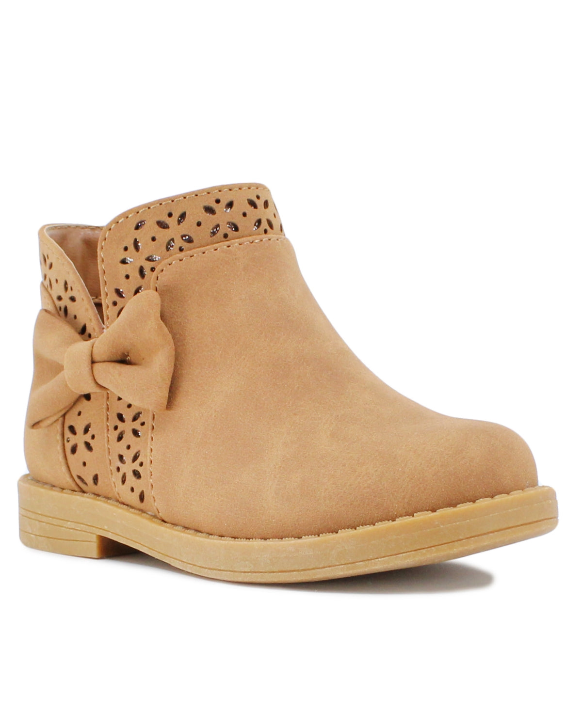 Sugar Toddler Girls Lil Knish Casual Bootie - Chestnut Size 6M - Bellso