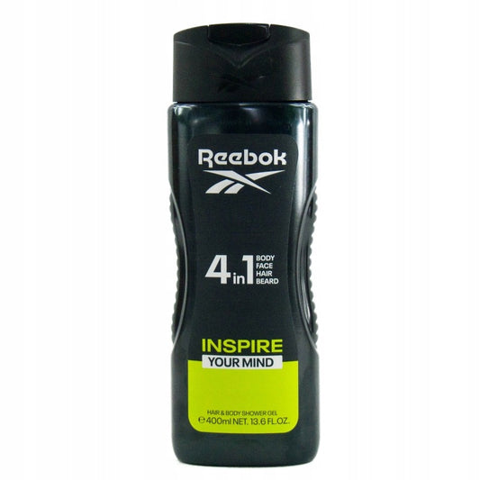 Reebok 4in1 Shower Gel Inspire Your Mind 400ml for Hair/Face & Beard