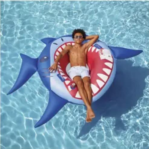 Member's Mark Oversized Inflatable Pool Float (Shark) - Bellso