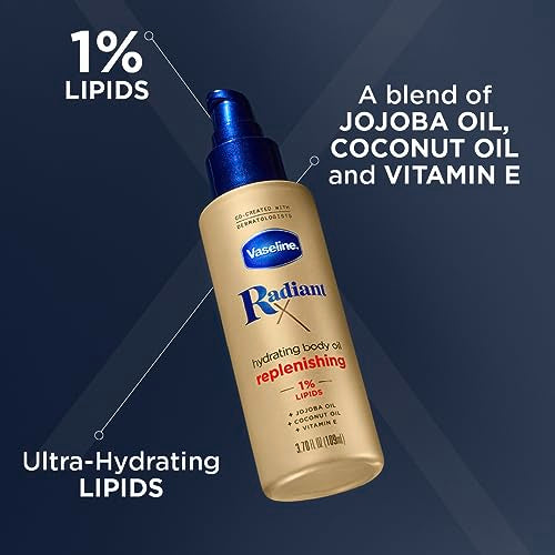 Vaseline Radiant X Hydrate & Replenish Body Oil - 3.7oz - Bellso