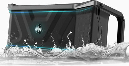 Gemini SoundSplash Floating Bluetooth Speaker – 300W Waterproof Portable Pool Speaker w/LED Lights, 270° Sound, Sync 50 Speakers, 24Hr Battery, Mic/Guitar Input, Cup Holders & Bottle Opener