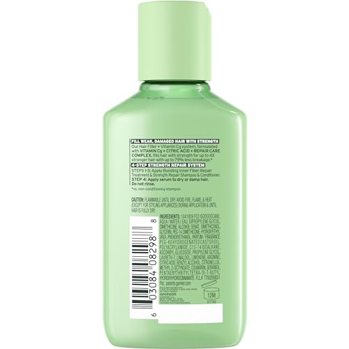 Garnier Fructis Hair Filler + Vitamin Cg Strength Repair Serum - 3.8 Fl Oz - Bellso