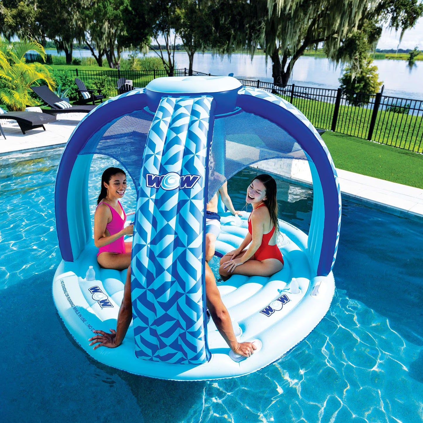 WOW Canopy Island Inflatable Pool Float