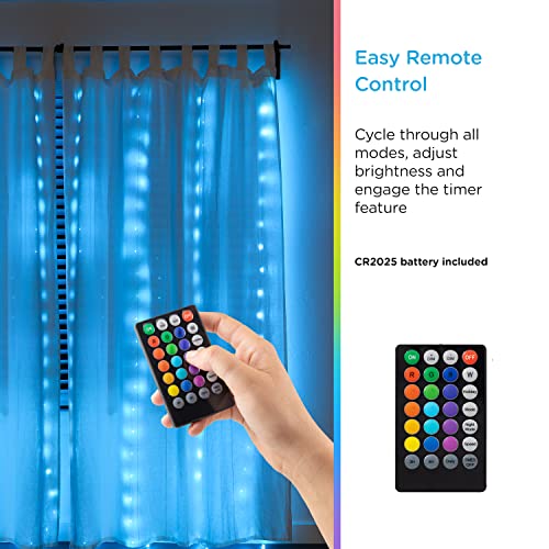 Enbrighten Basics Series 3 X7  RGB Curtain Fairy Lights - Bellso