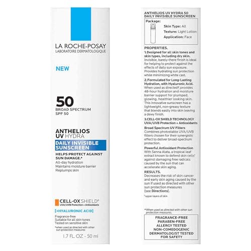 La Roche Posay Anthelios UV Hydra Sunscreen - SPF 50 - 1.7 Fl Oz - Bellso