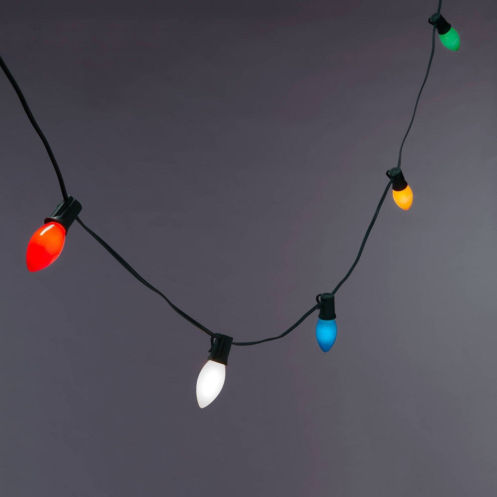 20ct Incandescent C9 Christmas String Lights Multicolor with Green Wire - Wondershop™ - Bellso
