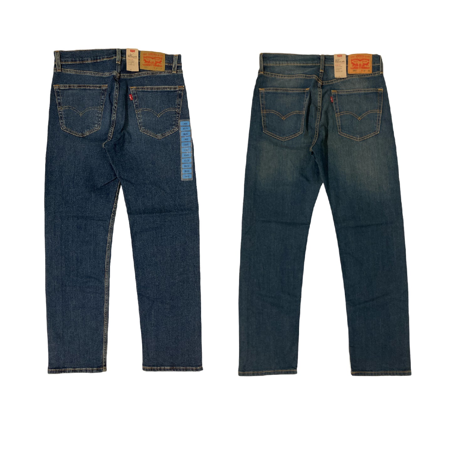 Levi Men's 505 Regular Fit Straight Leg Stretch Jeans - Bellso