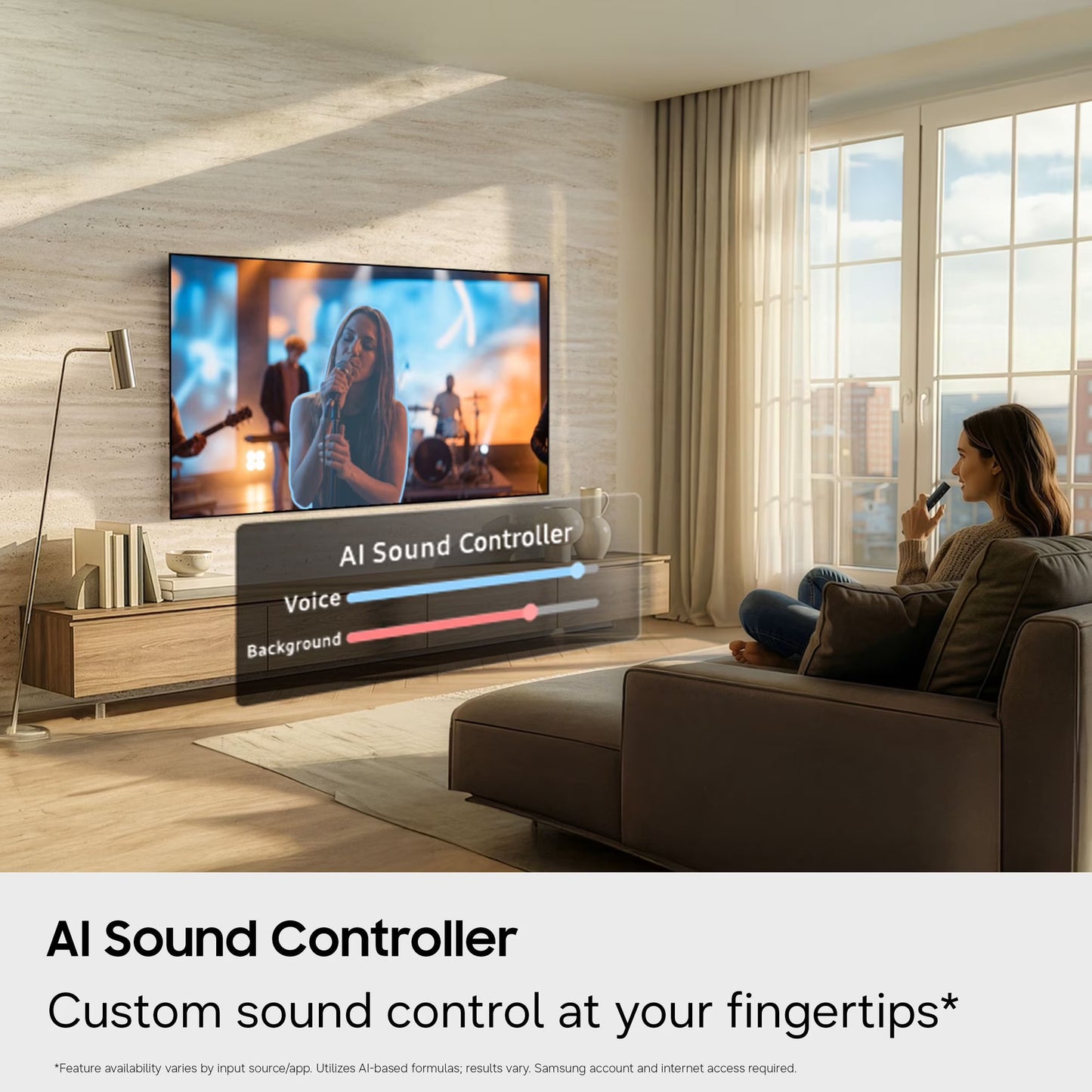 SAMSUNG 75” Class M80H Series Mini LED 4K UHD Vision AI Smart Tizen TV