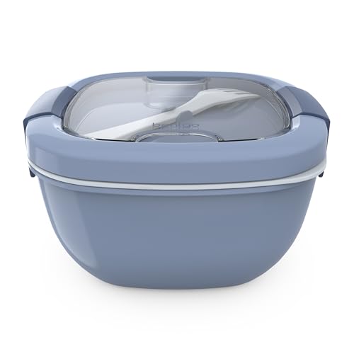 Bentgo Salad Bento Lunch Box, 2-Pack (Slate) - Bellso