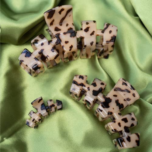 TELETIES Tortoise Medium Hair Clip - Blonde - Bellso
