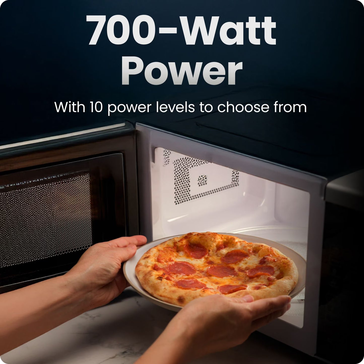 Chefman 0.7 Cu. Ft. Countertop Microwave Oven, 700W