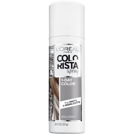 L'Oreal Paris Colorista 1-Day Hair Color Spray - Sliver - 2.0oz - Bellso