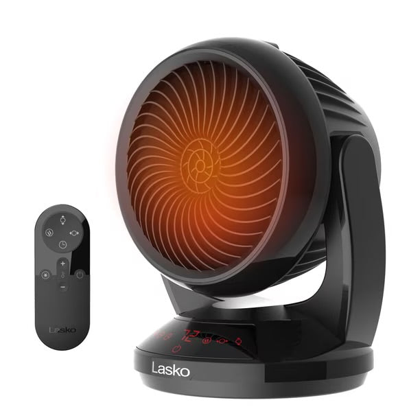 Lasko Whirlwind Heat Orbital Oscillation Ceramic Space Heater With Remote