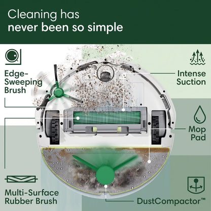 iRobot Roomba 208 DustCompactor Combo Robot Vacuum and Mop - Bellso
