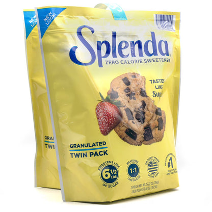 Splenda Granulated Zero Calorie Sweetener Twin Pack